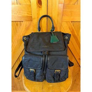 Tory Burch Perry Nylon Backpack Black Cinch (6207)